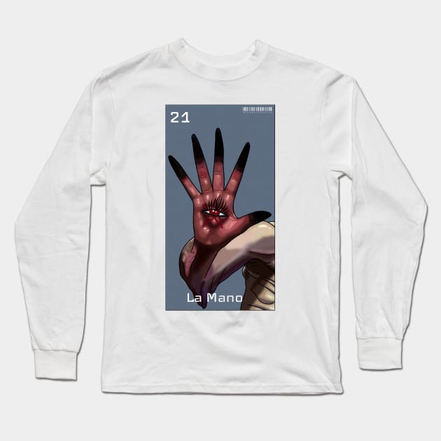 Pale Man Hand La Mano Long Sleeve T-Shirt by Zenpaistudios